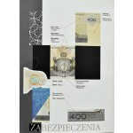 PWPW, Album do banknotu testowego 400 złotych 1996 Zygmunt III Waza - AB - UNC