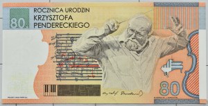 PWPW, 80th anniversary of Krzysztof Penderecki's birth 2013 - KP 0005410