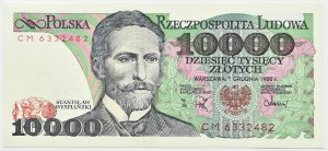 PRL, St. Wyspianski, 10,000 gold 1988, CM series, UNC