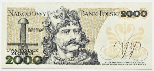 PRL, Mieszko I, 2000 gold 1982, CD series, Warsaw, UNC