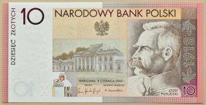 III RP, Jozef Pilsudski, 10 zl 2008, Warsaw, UNC