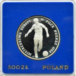 PRL, 500 złotych 1987, ME w piłce nożnej, Warszawa, UNC