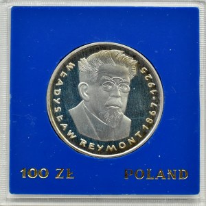 PRL, 100 zloty 1977, Wł. Reymont, Warsaw, UNC