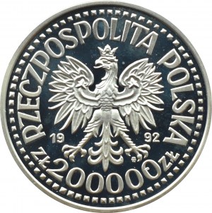 III RP, 200000 zloty 1992, Władysław Warneńczyk - bust, Warsaw, UNC