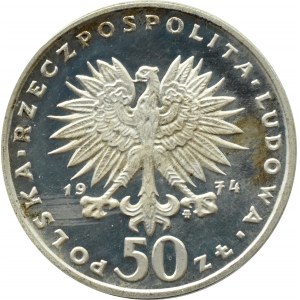 PRL, 50 złotych 1974, F. Chopin, Warszawa, UNC