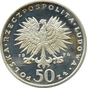 PRL, 50 zloty 1974, F. Chopin, Warsaw, UNC