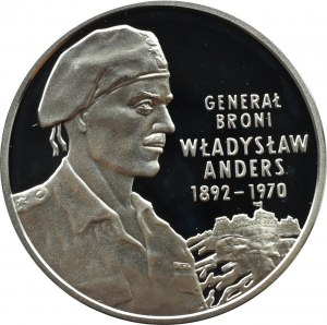 III RP, 10 zl 2002, Gen. Wł. Anders, Warsaw, UNC