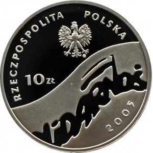 III RP, 10 złotych 2005, 25-lecie Solidarności, Warszawa, UNC