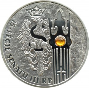 Third Republic, 20 gold 2004, 15th anniversary of the Senate, Warsaw, UNC