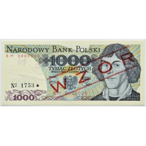 PRL, M. Kopernik, 1000 złotych 1979, seria BM, WZÓR No 1753*, UNC