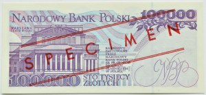 III RP, St. Moniuszko, 100,000 gold 1993, Series A MODEL No. 0785*, UNC