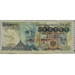 Third Republic, Henryk Sienkiewicz, 500,000 gold 1990, Z series, FALSE of the era