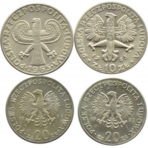 PRL, lot 10-20 złotych 1965-1983, Warszawa