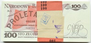 PRL, 100 zloty 1986, Warsaw, TA series, PACZKA BANKOWA