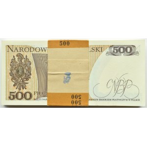 PRL, 500 złotych 1982, Warszawa, seria FZ, PACZKA BANKOWA