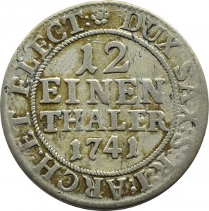 August III Sas, 1/12 of a thaler (dwagrosh) 1741 FWôF, Dresden