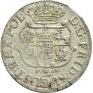 August III Sas, 1/12 talara (dwugrosz) 1743 FWôF, Drezno