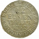August III Sas, 1/12 talara (dwugrosz) 1752 FWôF, Drezno