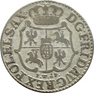 August III Saxon, 1/24 thaler (penny) 1763 FWôF, Dresden