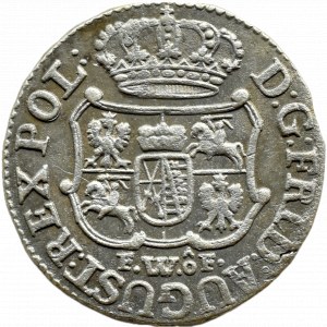August III Saxon, 1/24 thaler (penny) 1755 FWôF, Dresden