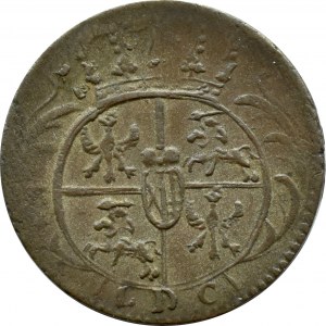 August III Saxon, 1/24 thaler (penny) 1760 L LDC, Leipzig