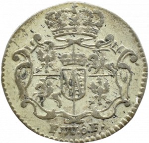 August III Sas, 1/48 thaler 1736 (half-penny) FWôF, Dresden