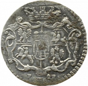 August III Sas, 1/48 thaler 1756 (half-penny) FWôF, Dresden