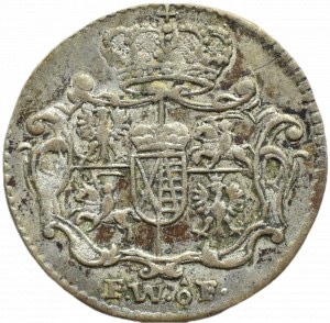 August III Sas, 1/48 thaler 1744 (half-penny) FWôF, Dresden