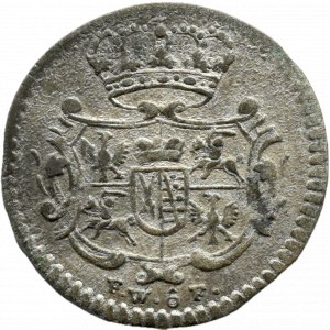 August III Sas, 3 halerze 1739 FWôF, Drezno