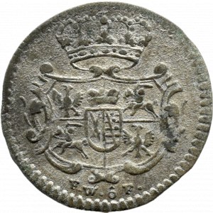 Augustus III Sas, 3 halberds 1739 FWôF, Dresden