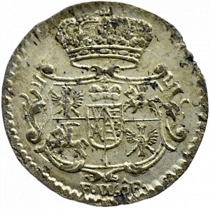 Augustus III Sas, 3 halberds 1749 FWôF, Dresden, BEAUTIFUL