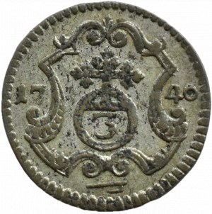 Augustus III Sas, 3 halberds 1740 FWôF, Dresden, NICE