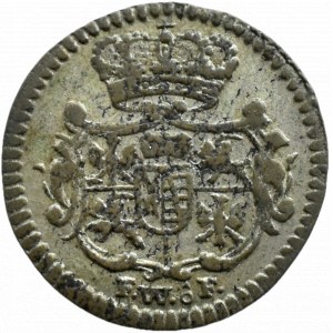 August III Sas, 3 halerze 1740 FWôF, Drezno, ŁADNY