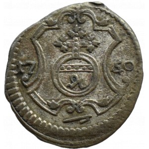 August III Sas, halerz 1750 FWóF, Drezno