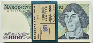 PRL, 1000 zloty 1982, Warsaw, HW series, PACZKA BANKOWA
