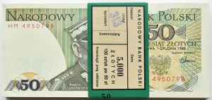 PRL, 50 zloty 1988, Warsaw, HM series, PACZKA BANKOWA