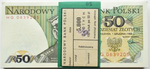 PRL, 50 zloty 1988, Warsaw, HG series, PACZKA BANKOWA