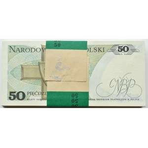 PRL, 50 złotych 1988, Warszawa, seria HG, PACZKA BANKOWA