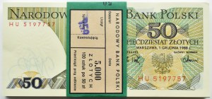 PRL, 50 zloty 1988, Warsaw, HU series, PACZKA BANKOWA