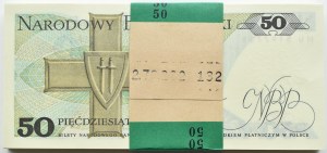 PRL, 50 zloty 1988, Warsaw, HU series, PACZKA BANKOWA