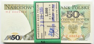 PRL, 50 zloty 1988, Warsaw, HZ series, PACZKA BANKOWA