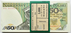 PRL, 50 zloty 1988, Warsaw, HG series, PACZKA BANKOWA