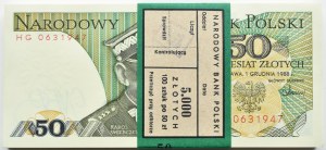 PRL, 50 zloty 1988, Warsaw, HG series, PACZKA BANKOWA
