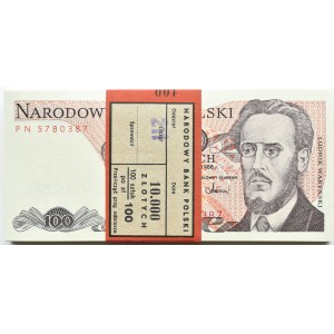 PRL, 100 zloty 1988, Warsaw, PN series, PACZKA BANKOWA