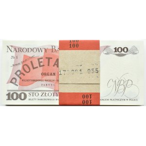PRL, 100 zloty 1988, Warsaw, PN series, PACZKA BANKOWA