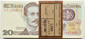 PRL, 20 zloty 1982, Warsaw, AM series, PACZKA BANKOWA