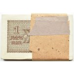 Niemcy, III Rzesza, ReichskreditKasse, 1 marka 1939-1944, seria 595, PACZKA BANKOWA, RZADSZA