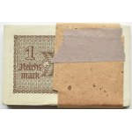 Niemcy, III Rzesza, ReichskreditKasse, 1 marka 1939-1944, seria 595, PACZKA BANKOWA, RZADSZA