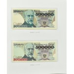 PRL, NBP, Zestaw banknotów 1975-1992, komplet 23 sztuk, UNC