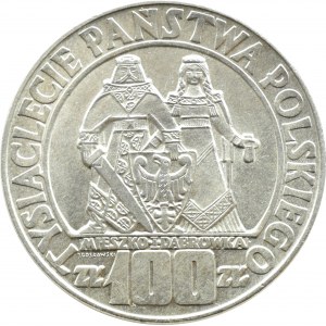 PRL, 100 złotych 1966, Mieszko i Dąbrówka, Warszawa, UNC